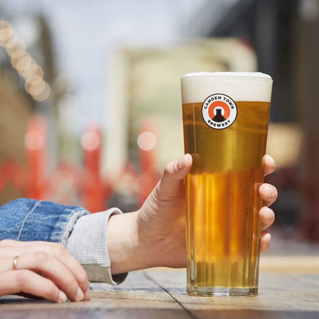 Cover Image for Buy 1 get 1 free on a pint of Camden Hells at The Ropemaker